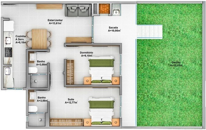 Apartamento, 3 quartos, 78 m² - Foto 16