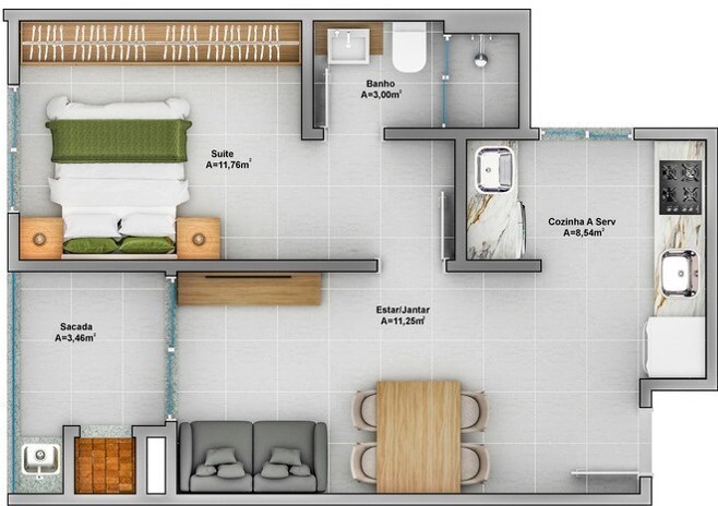 Apartamento, 3 quartos, 78 m² - Foto 20