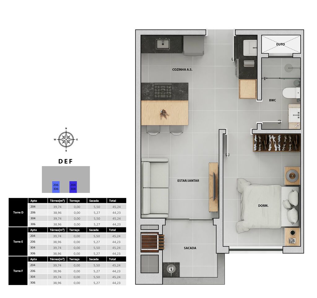 Apartamento, 2 quartos, 103 m² - Foto 8