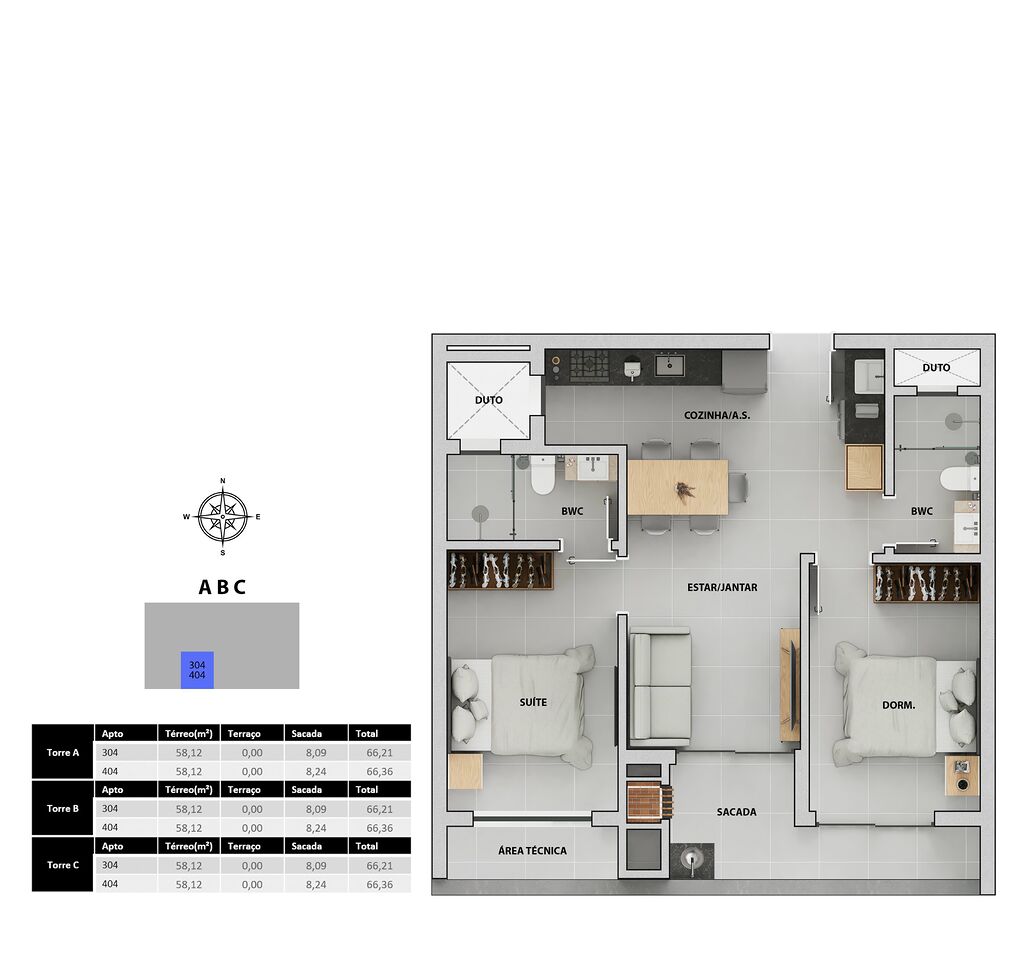 Apartamento, 2 quartos, 103 m² - Foto 21