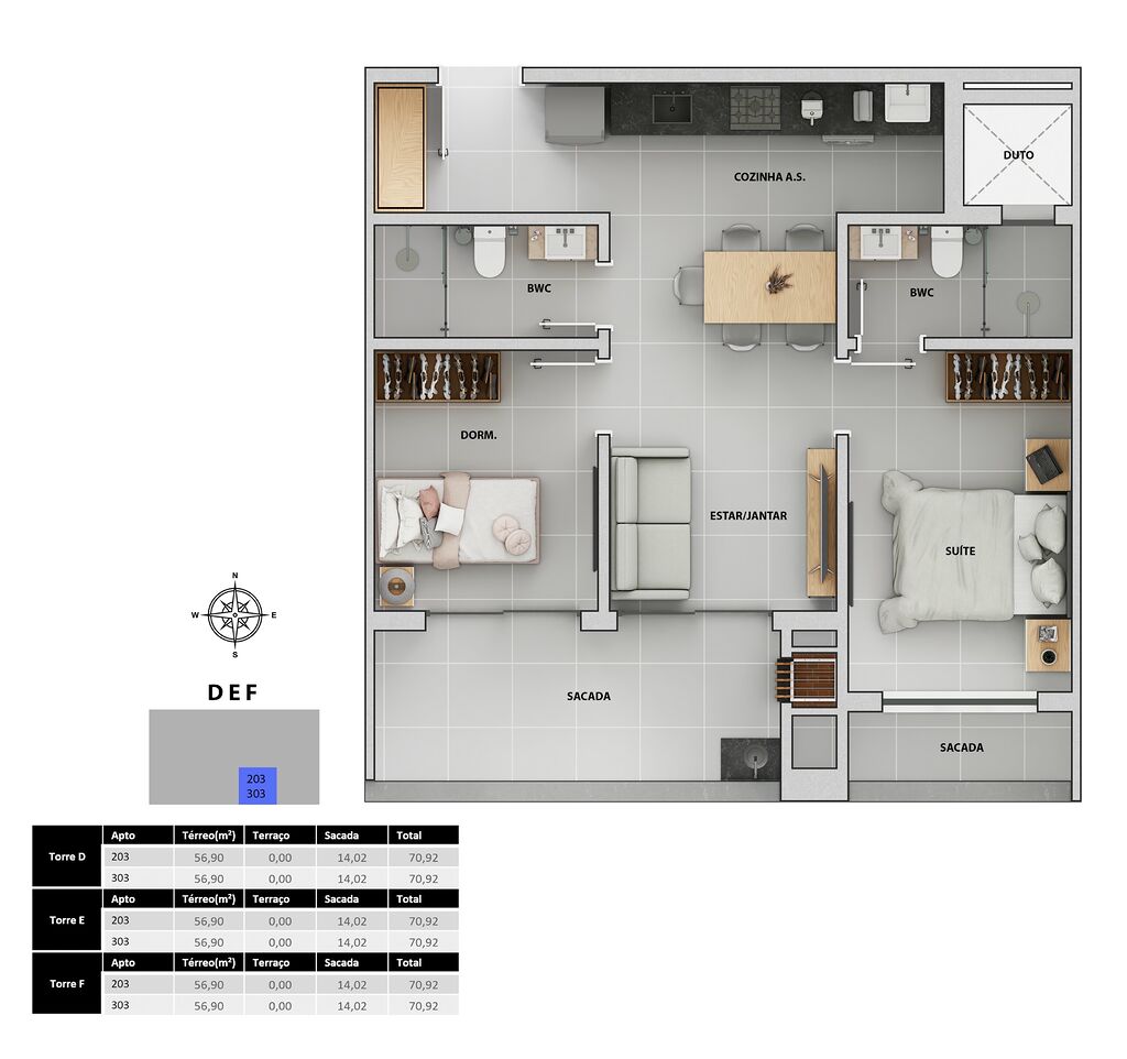 Apartamento, 2 quartos, 103 m² - Foto 27