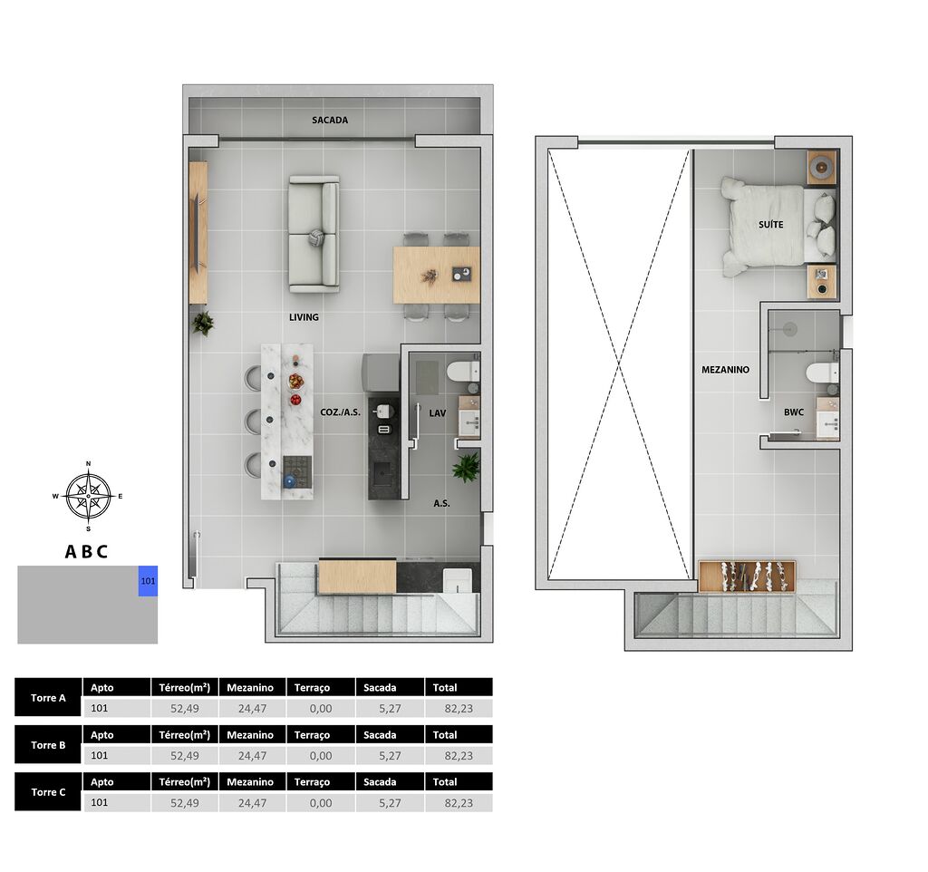Apartamento, 2 quartos, 103 m² - Foto 45