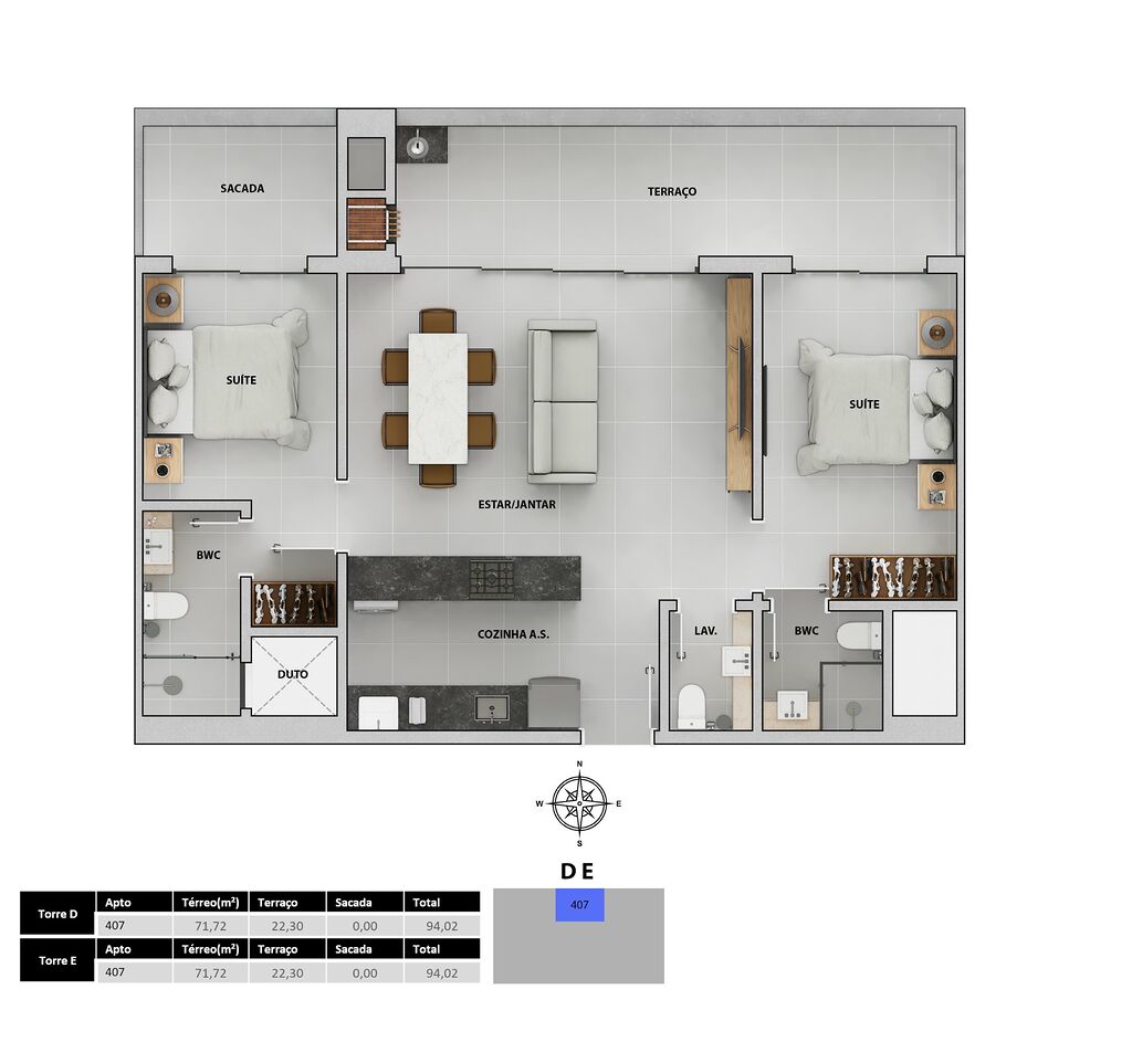 Apartamento, 2 quartos, 103 m² - Foto 50