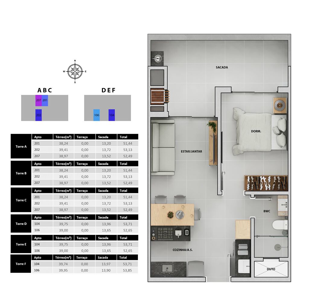 Apartamento, 3 quartos, 119 m² - Foto 1