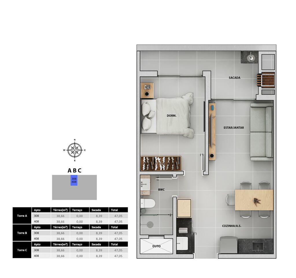 Apartamento, 3 quartos, 119 m² - Foto 4