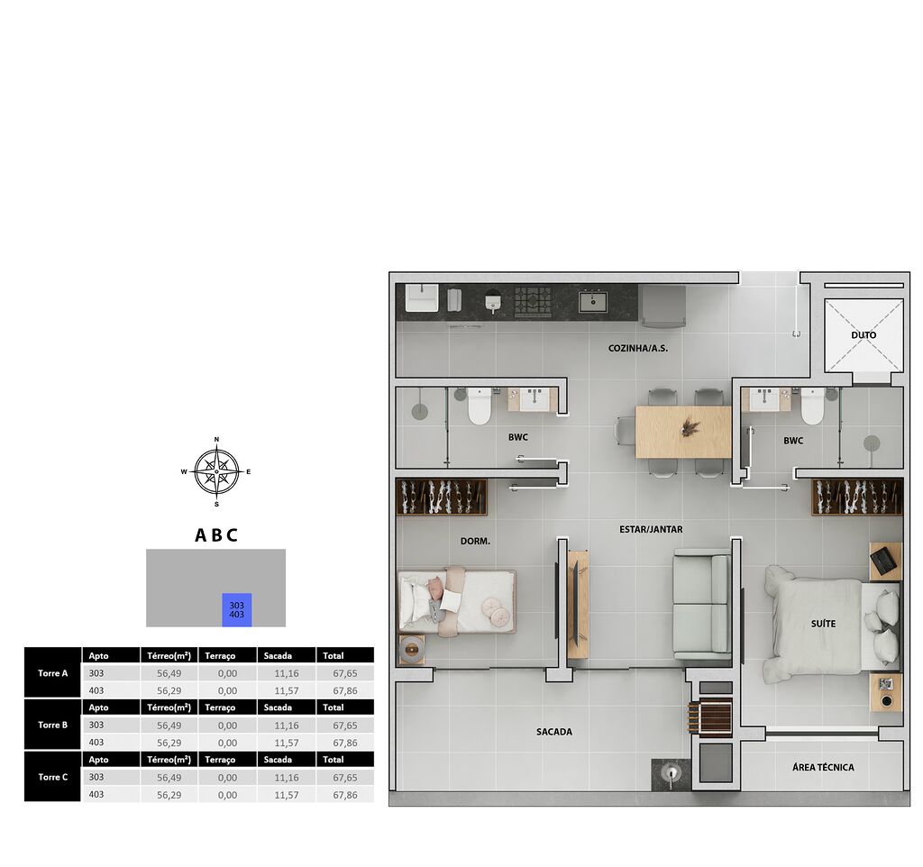 Apartamento, 3 quartos, 119 m² - Foto 15