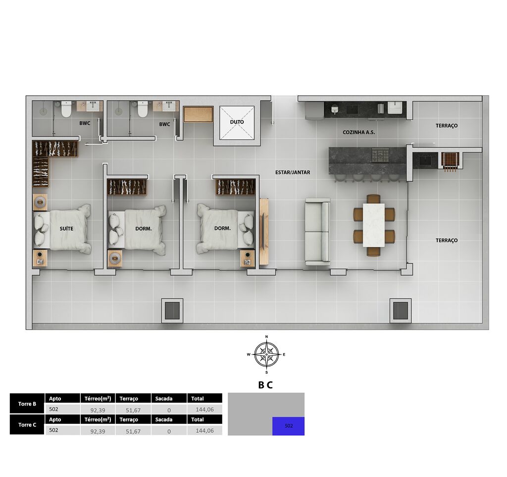Apartamento, 107 m² - Foto 60