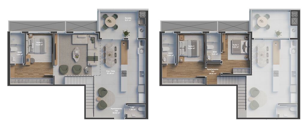 Apartamento, 2 quartos, 98 m² - Foto 17