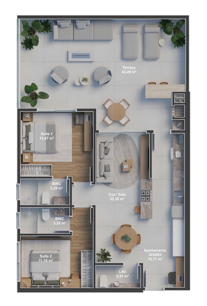 Apartamento, 2 quartos, 98 m² - Foto 21