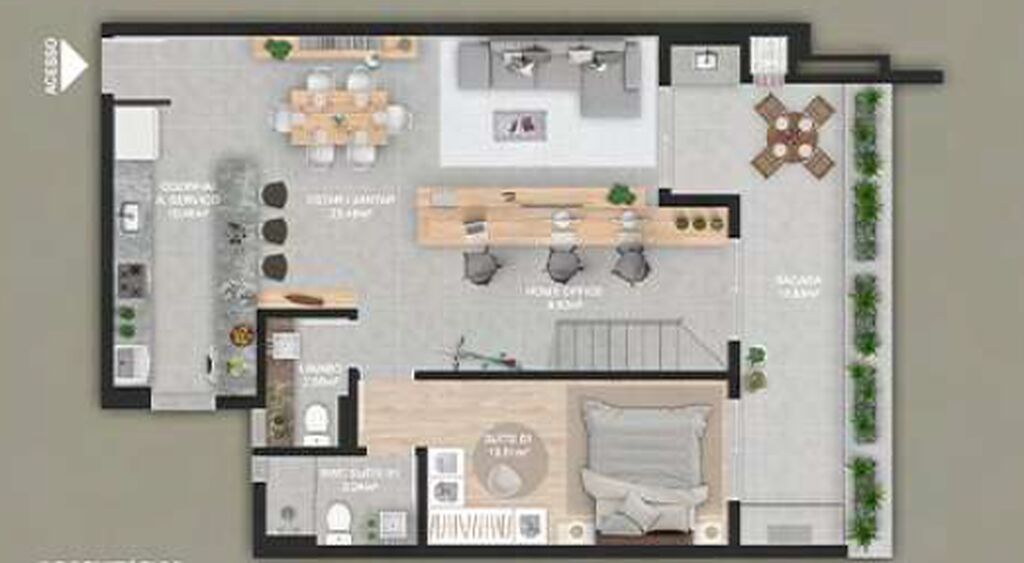 Apartamento, 2 quartos, 91 m² - Foto 8