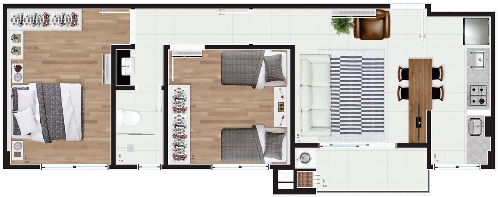 Apartamento, 39 m² - Foto 6
