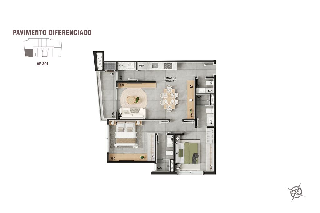 Apartamento, 108 m² - Foto 10