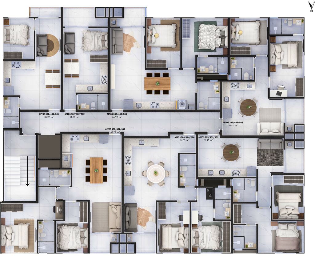 Apartamento, 2 quartos, 78 m² - Foto 7