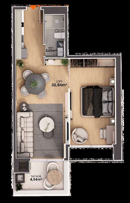Loft, 63 m² - Foto 3