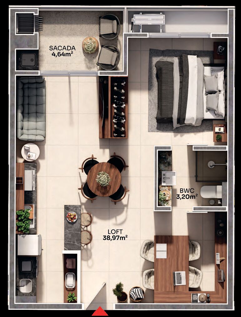 Loft, 84 m² - Foto 3