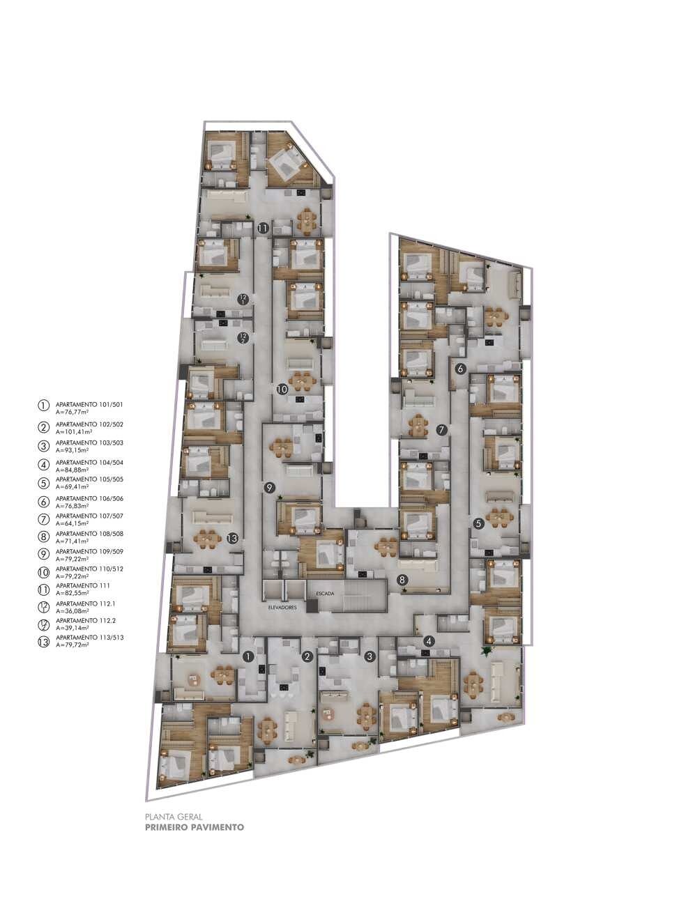Apartamento, 79 m² - Foto 1
