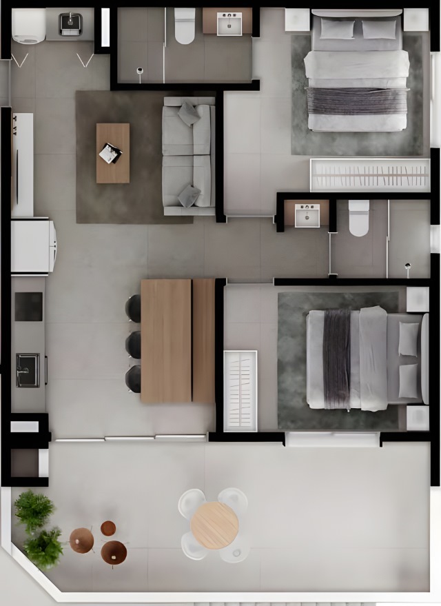 Apartamento, 2 quartos, 125 m² - Foto 39
