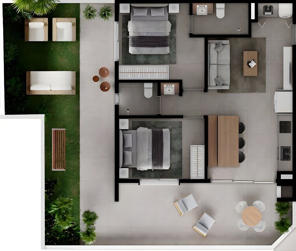 Apartamento, 2 quartos, 125 m² - Foto 47