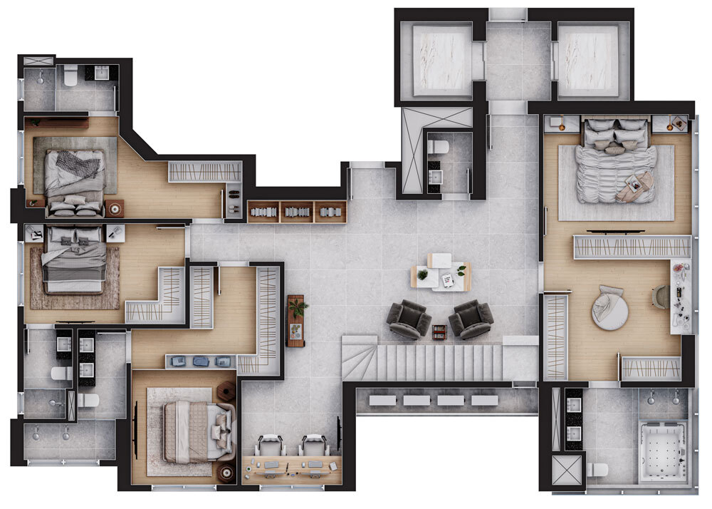 Apartamento, 4 quartos, 362 m² - Foto 9