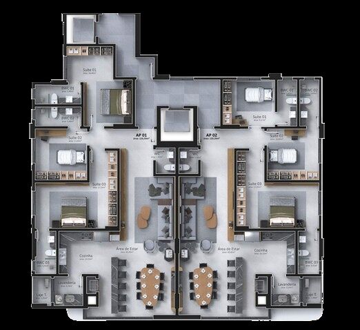 Apartamento, 4 quartos, 251 m² - Foto 2