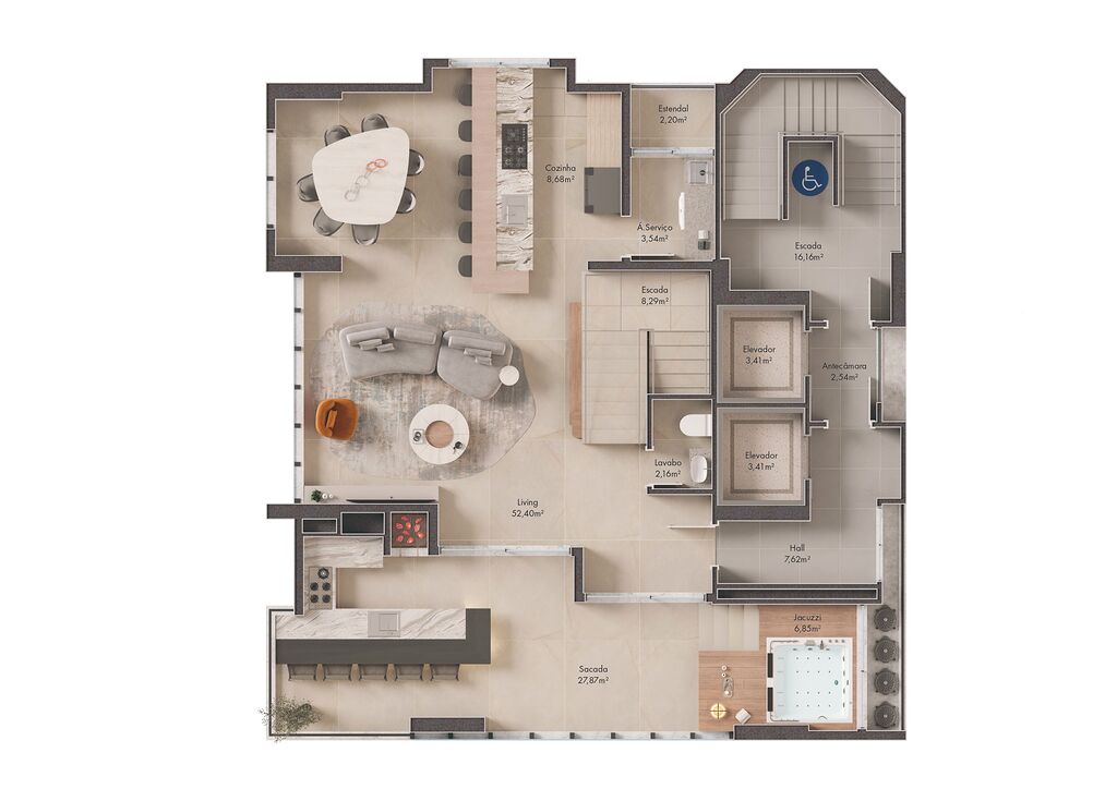 Apartamento, 4 quartos, 252 m² - Foto 8