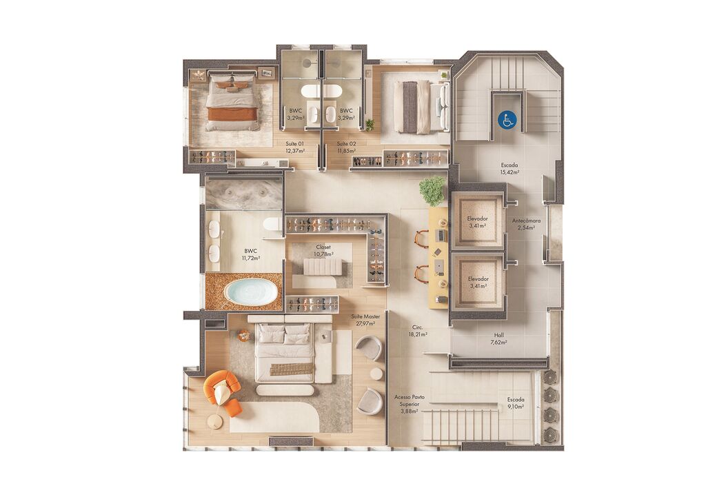 Apartamento, 4 quartos, 252 m² - Foto 10