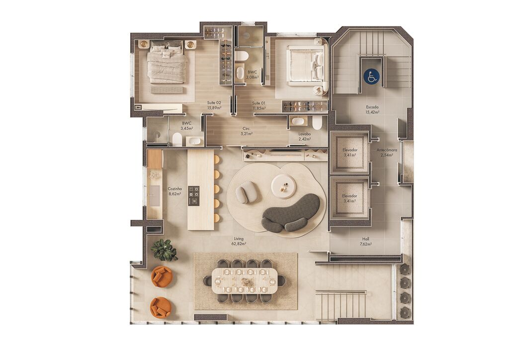 Apartamento, 4 quartos, 252 m² - Foto 12