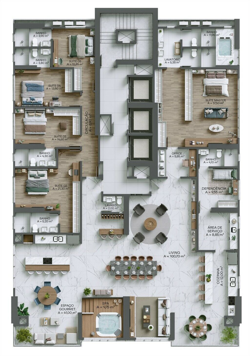 Apartamento, 190 m² - Foto 7
