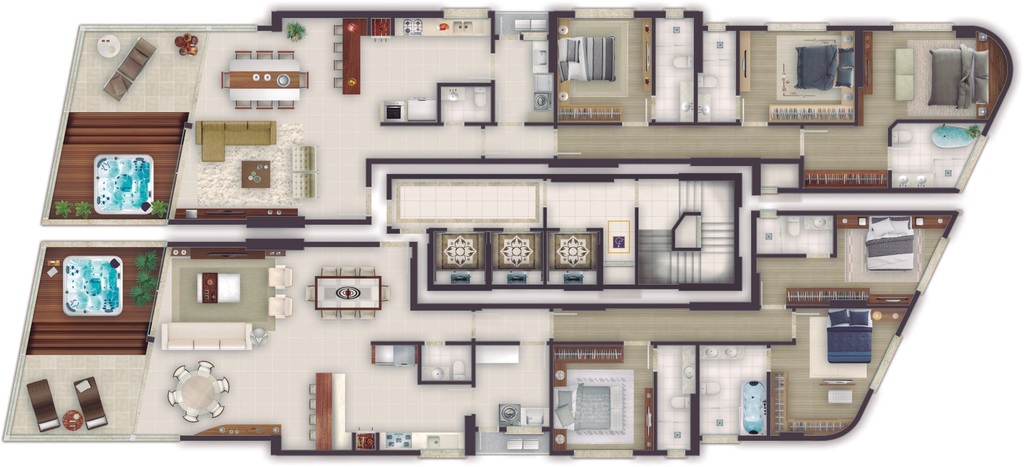 Apartamento, 4 quartos, 186 m² - Foto 2