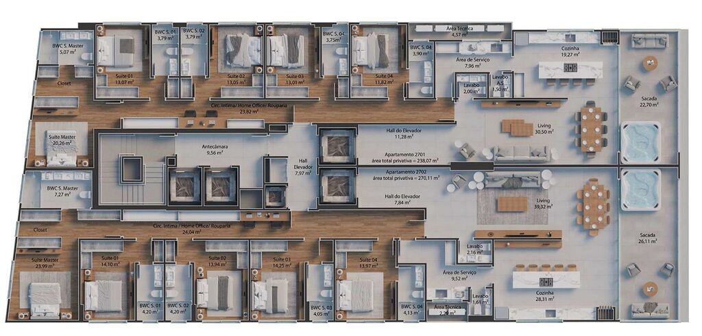 Apartamento, 5 quartos, 264 m² - Foto 5