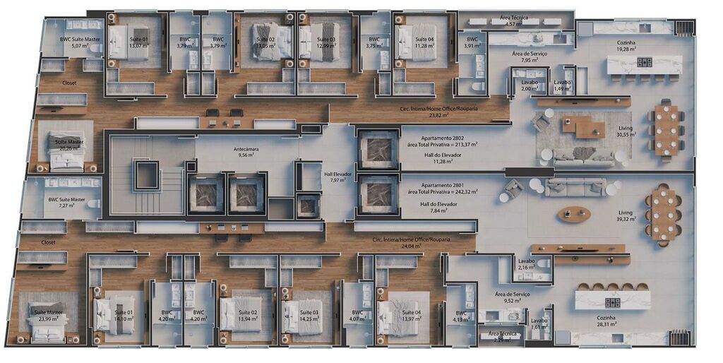 Apartamento, 5 quartos, 264 m² - Foto 7