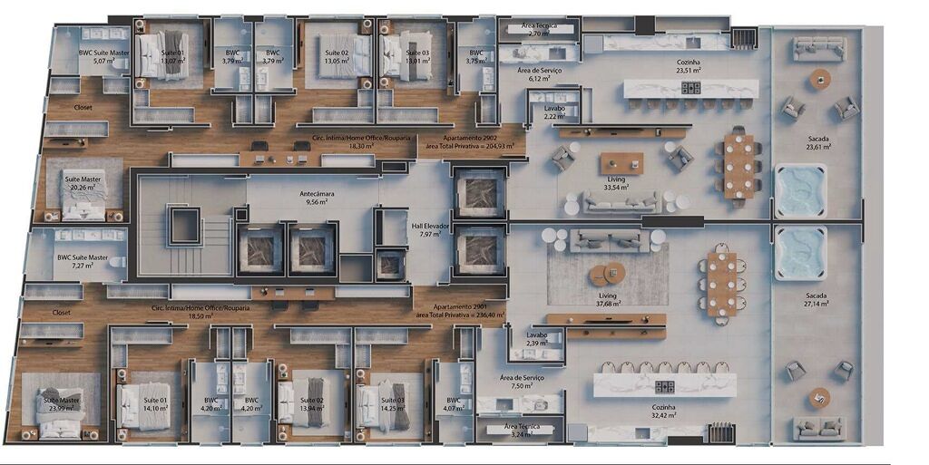 Apartamento, 5 quartos, 264 m² - Foto 9