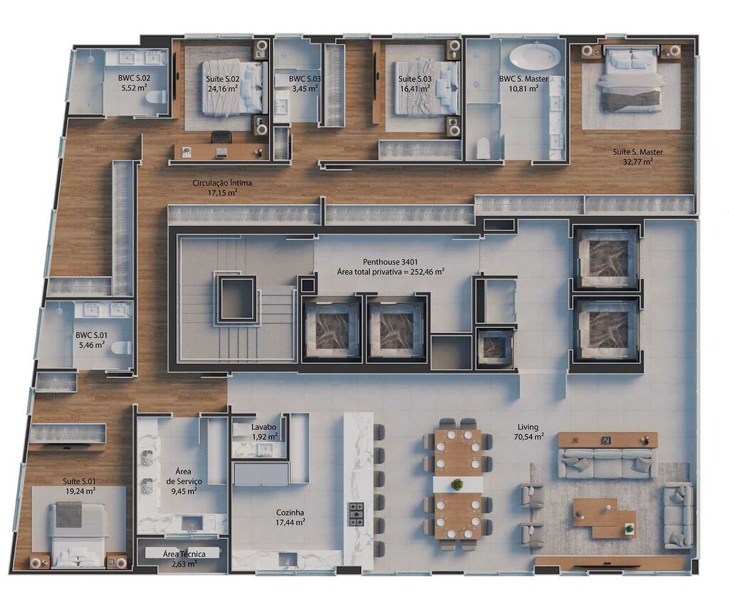 Apartamento, 5 quartos, 264 m² - Foto 24