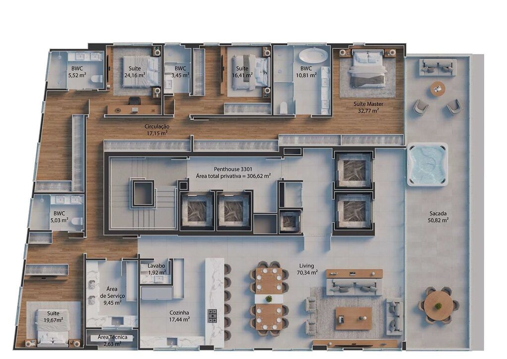 Apartamento, 5 quartos, 264 m² - Foto 25