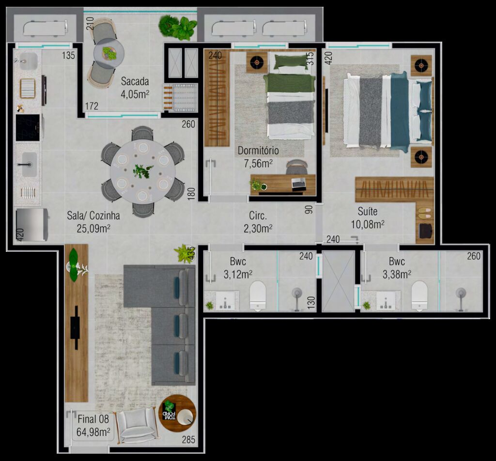 Apartamento, 2 quartos, 92 m² - Foto 15