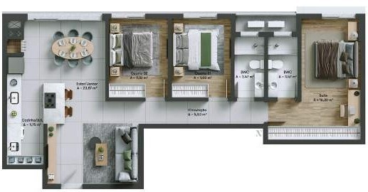 Apartamento, 119 m² - Foto 7