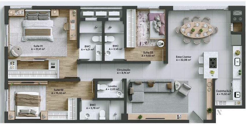 Apartamento, 95 m² - Foto 19