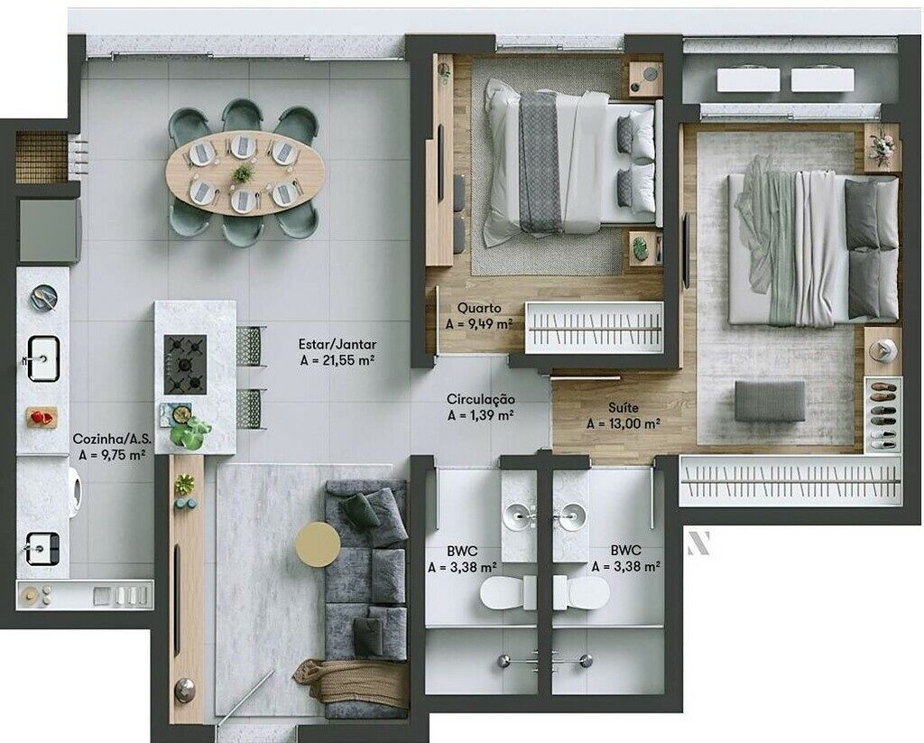 Apartamento, 95 m² - Foto 22