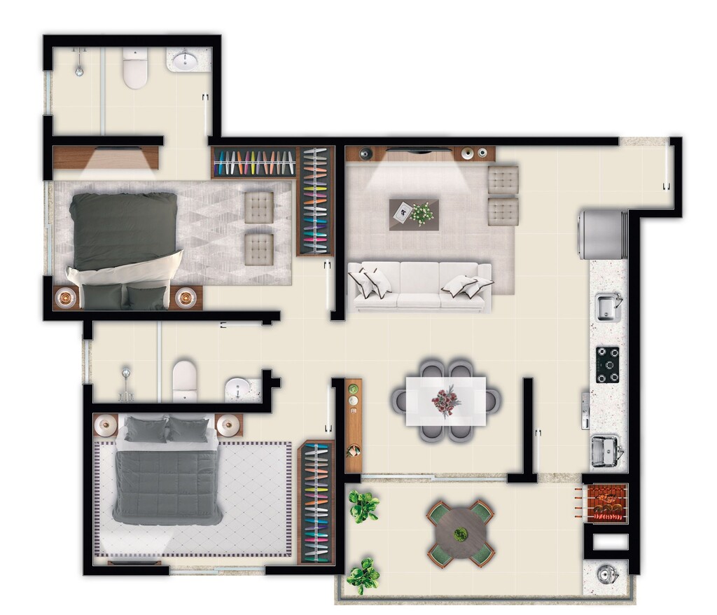 Apartamento, 3 quartos, 88 m² - Foto 5