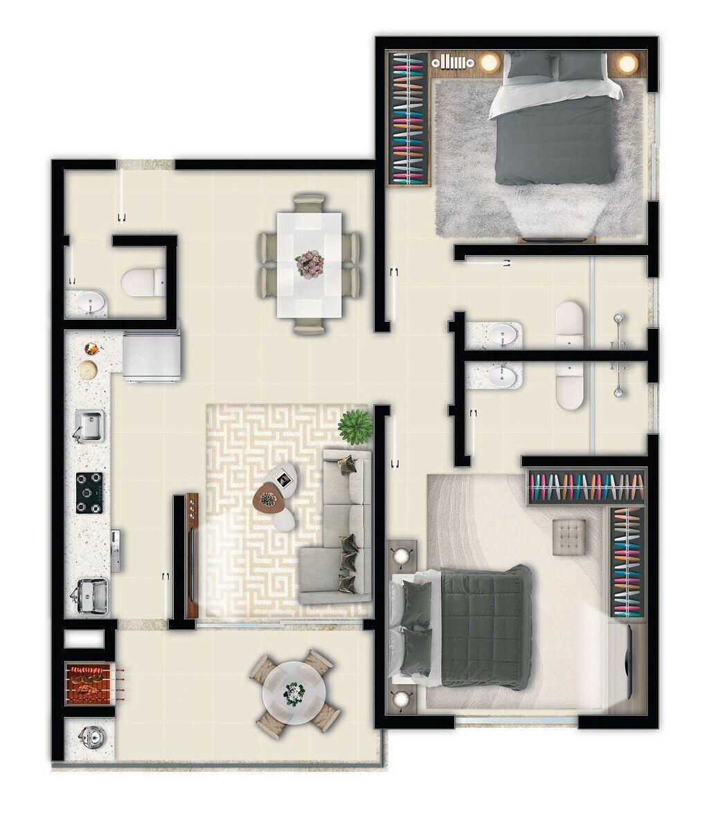Apartamento, 3 quartos, 88 m² - Foto 7