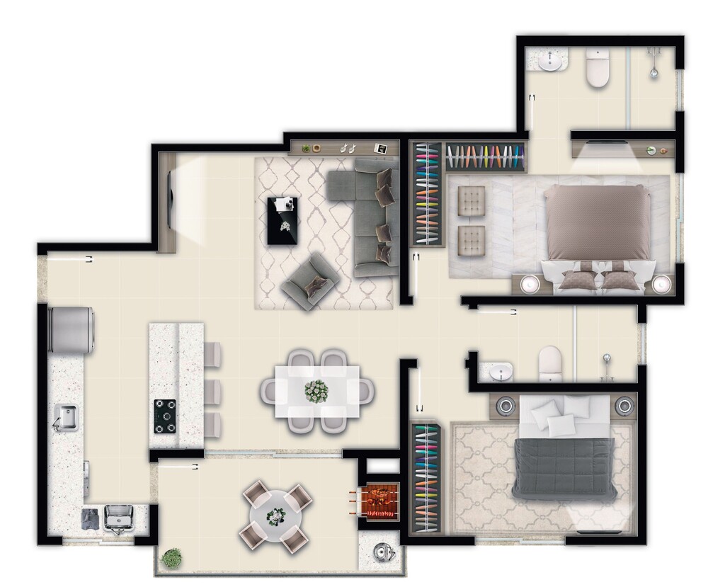 Apartamento, 3 quartos, 88 m² - Foto 8