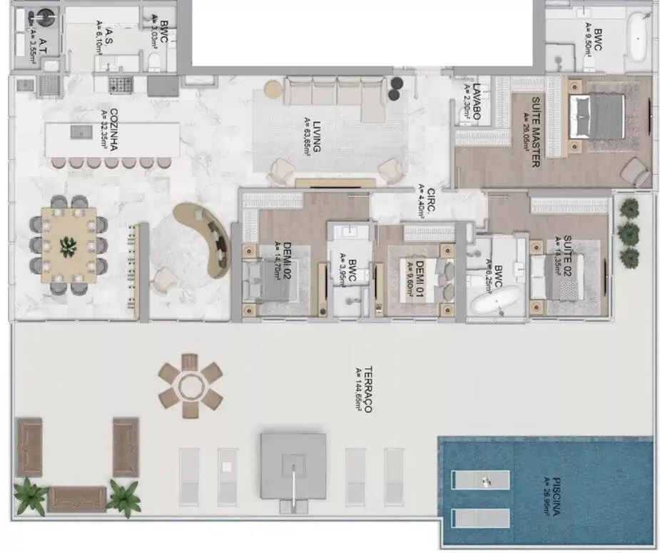 Apartamento, 152 m² - Foto 9