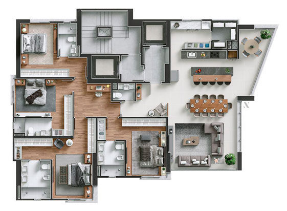 Apartamento, 190 m² - Foto 4