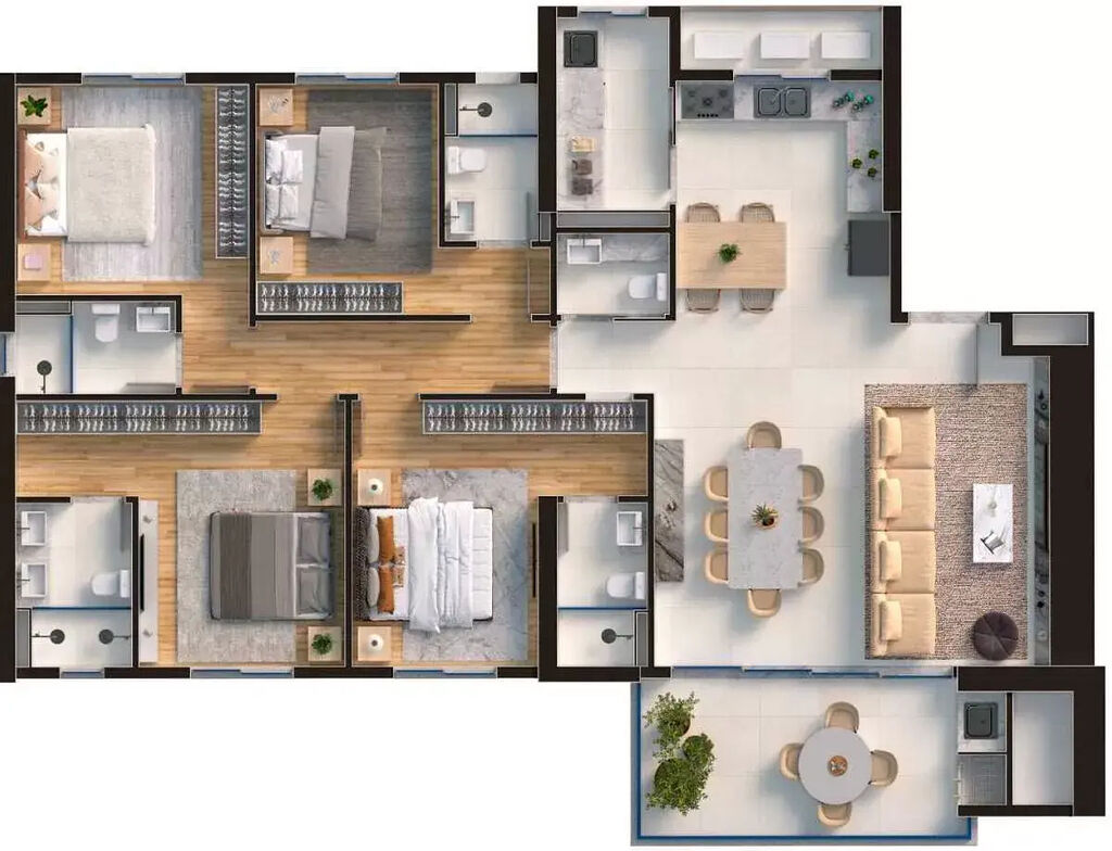 Apartamento, 212 m² - Foto 2