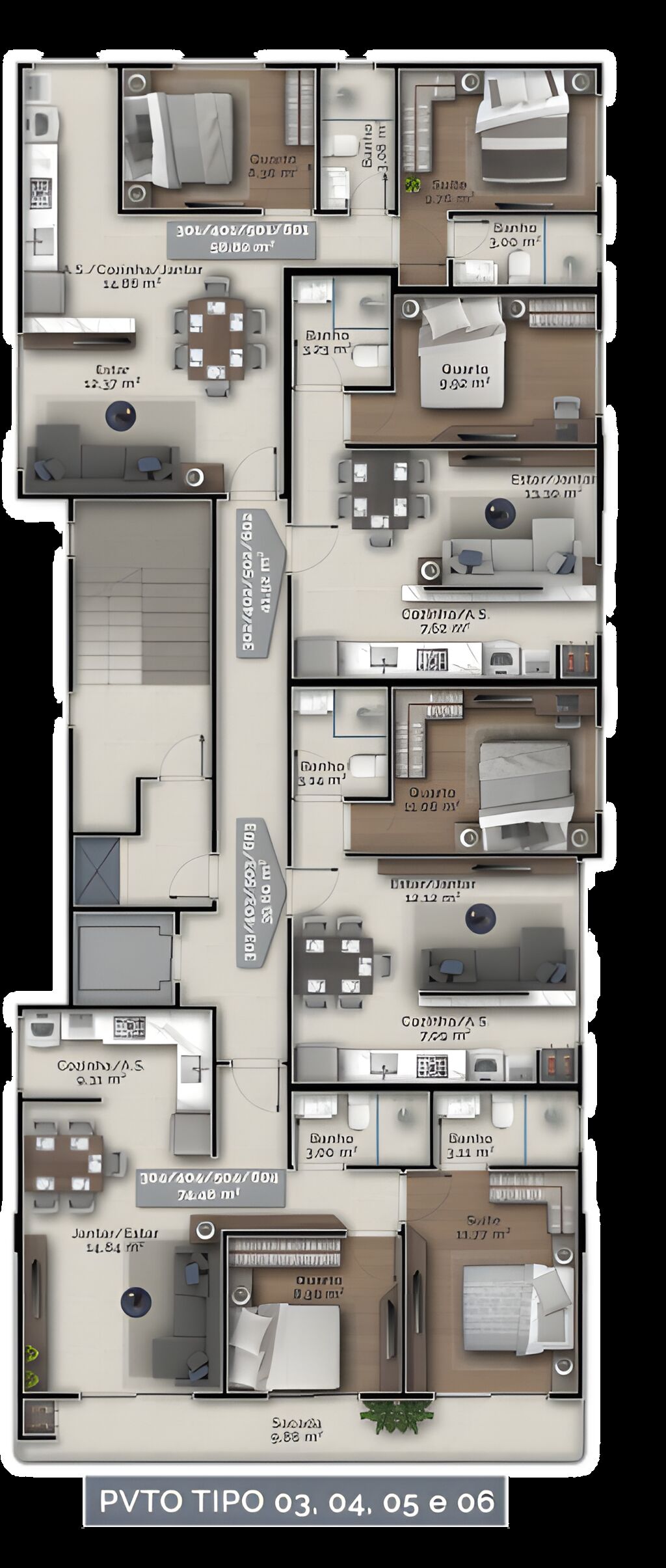 Apartamento, 86 m² - Foto 3