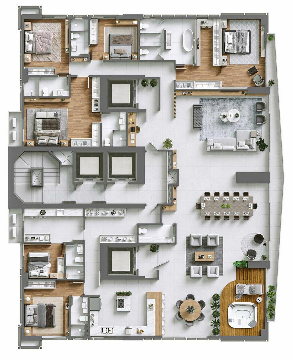 Apartamento, 6 quartos, 410 m² - Foto 8