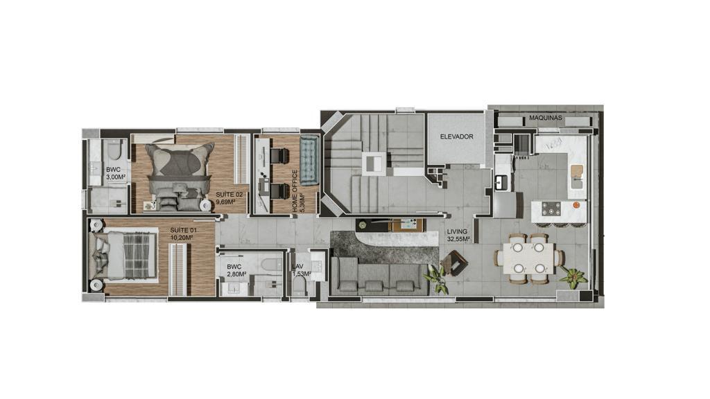 Apartamento, 144 m² - Foto 2
