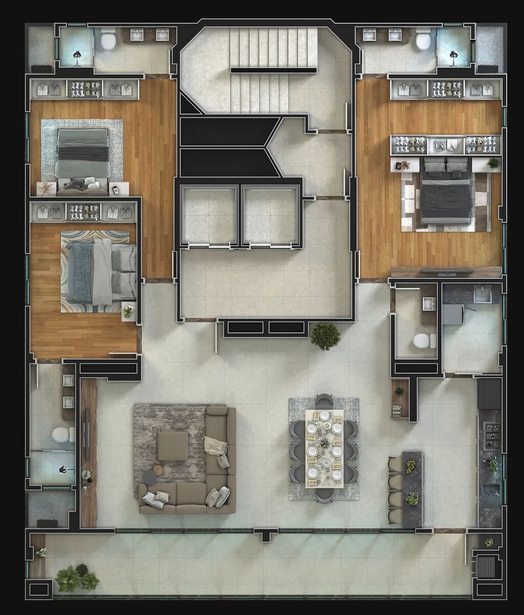 Apartamento, 3 quartos, 231 m² - Foto 4