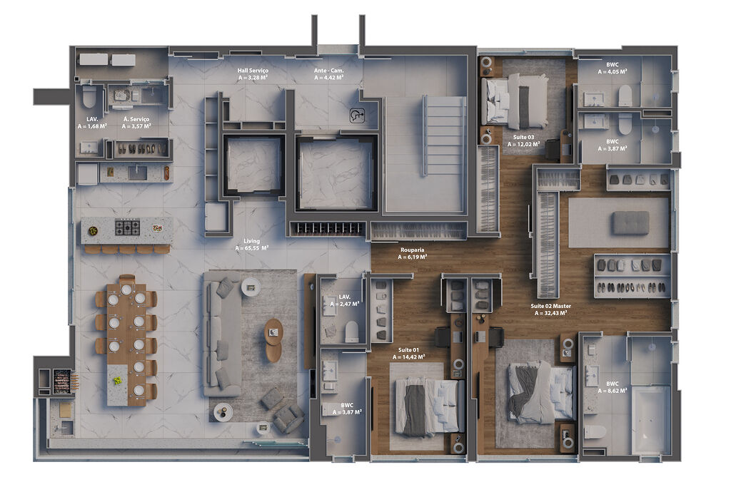 Apartamento, 230 m² - Foto 6