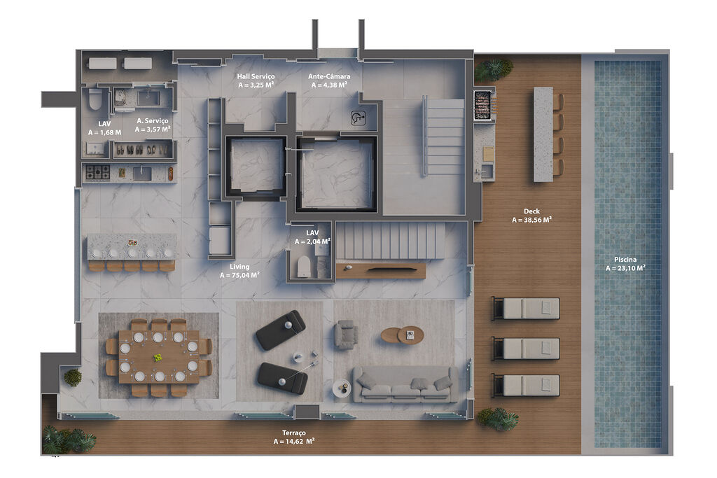 Apartamento, 4 quartos, 381 m² - Foto 8